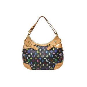 Louis Vuitton Greta Shoulder Bag Multicolor Black Takashi Murakami